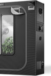 AC Infinity CLOUDLAB 642, Advance Grow Tent 4X2, Thickest 1" Poles, 2000D Mylar Canvas, Lab-Tested Highest Reflectivity, Largest Zipper Window, Controller Mount Plate, 48" X 24" X 72" Indoor Growing