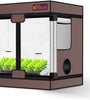 ATOUR Small Grow Tent, 24"X16"X24'' High Reflective Mylar 1680D Hydroponic Grow Tents, Waterproof Grow Tent with Double Cleart Observation Door and Floor Tray, for Indoor Plant Growing