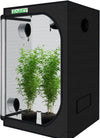 Zazzy Grow Tent, 96“X48 X78 Plant Growing Tents 600D Mylar Hydroponic Indoor Grow Tent with Window, Kit Bag & Floor Tray 8X4 Growing Tent