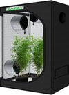 Zazzy Grow Tent, 96“X48 X78 Plant Growing Tents 600D Mylar Hydroponic Indoor Grow Tent with Window, Kit Bag & Floor Tray 8X4 Growing Tent