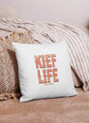 Kief Life | Red | Cannabis | Weed | Marijuana | Highdea | Funny | Graphic | Premium Pillow