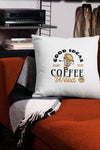 Good Ideas Start With Coffee and Weed | Cannabis | Weed | Marijuana | Highdea | Funny | Graphic | Premium Pillow