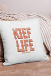 Kief Life | Red | Cannabis | Weed | Marijuana | Highdea | Funny | Graphic | Premium Pillow