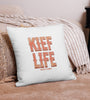 Kief Life | Red | Cannabis | Weed | Marijuana | Highdea | Funny | Graphic | Premium Pillow