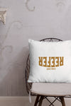 Reefer | Reverse | Cannabis | Weed | Marijuana | Highdea | Funny | Graphic | Premium Pillow