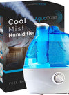 AquaOasis | Cool Mist Humidifier | Adjustable -360° Rotation Nozzle | Auto-Shut Off