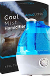 AquaOasis | Cool Mist Humidifier | Adjustable -360° Rotation Nozzle | Auto-Shut Off