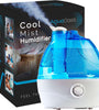 AquaOasis | Cool Mist Humidifier | Adjustable -360° Rotation Nozzle | Auto-Shut Off