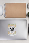 Flower Power | Cannabis | Weed | Marijuana | Highdea | Funny | Graphic | Kiss-Cut Stickers