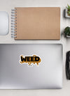 Weed | Tan | Cannabis | Weed | Marijuana | Highdea | Funny | Graphic | Kiss-Cut Stickers