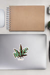 Weed Leaf | Cannabis | Weed | Marijuana | Highdea | Funny | Graphic | Kiss-Cut Stickers