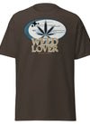 Weed Lover | Blue/Tan | Cannabis | Weed | Marijuana | Highdea | Funny | Graphic | Men Classic Tee