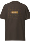 Roll it, Light It, Smoke It  | Tan | Cannabis | Weed | Marijuana | Highdea | Funny | Graphic | Men Classic Tee