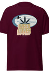 Weed Lover | Blue | Cannabis | Weed | Marijuana | Highdea | Funny | Graphic | Men Classic Tee