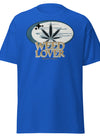 Weed Lover | Blue/Tan | Cannabis | Weed | Marijuana | Highdea | Funny | Graphic | Men Classic Tee