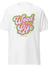 Weed Is My Life | Cannabis | Weed | Marijuana | Highdea | Funny | Graphic | Men Classic Tee