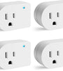 Single Surge Protector Plug | 1 Outlet | 245J/125V | ETL | White | 4Pack