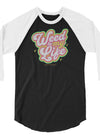 Weed Is My Life | Cannabis | Weed | Marijuana | Highdea | Funny | Graphic | Unisex 3/4 Sleeve Raglan Shirt | Tultex 245