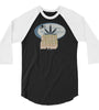 Weed Lover | Blue | Cannabis | Weed | Marijuana | Highdea | Funny | Graphic | Unisex 3/4 Sleeve Raglan Shirt | Tultex 245