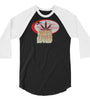 Weed Lover | Red/Yellow | Cannabis | Weed | Marijuana | Highdea | Funny | Graphic | Unisex 3/4 Sleeve Raglan Shirt | Tultex 245