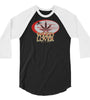 Weed Lover | Red/Yellow | Cannabis | Weed | Marijuana | Highdea | Funny | Graphic | Unisex 3/4 Sleeve Raglan Shirt | Tultex 245