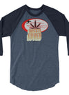 Weed Lover | Red/Yellow | Cannabis | Weed | Marijuana | Highdea | Funny | Graphic | Unisex 3/4 Sleeve Raglan Shirt | Tultex 245