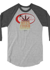 Weed Lover | Red/Yellow | Cannabis | Weed | Marijuana | Highdea | Funny | Graphic | Unisex 3/4 Sleeve Raglan Shirt | Tultex 245