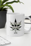 Cannabis Power | Cannabis | Weed | Marijuana | Highdea | Funny | Graphic | White Glossy Mug