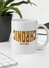 Chronic | Reverse | Cannabis | Weed | Marijuana | Highdea | Funny | Graphic | White Glossy Mug