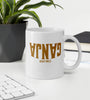 Ganja | Reverse | Cannabis | Weed | Marijuana | Highdea | Funny | Graphic | White Glossy Mug