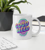 Good Weed | Purple | Cannabis | Weed | Marijuana | Highdea | Funny | Graphic | White Glossy Mug