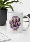 Good Weed | Purple | Cannabis | Weed | Marijuana | Highdea | Funny | Graphic | White Glossy Mug