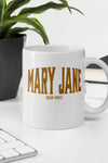 Mary Jane | Cannabis | Weed | Marijuana | Highdea | Funny | Graphic | White Glossy Mug