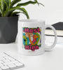 Most High | Psilocybin | Mushroom | Highdea | Funny | Graphic |  White Glossy Mug