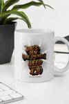 She's A Ten | Cannabis | Weed | Marijuana | Highdea | Funny | Graphic | White Glossy Mug