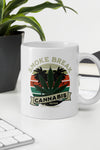 Smoke Break | Cannabis | Weed | Marijuana | Highdea | Funny | Graphic | White Glossy Mug